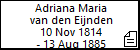 Adriana Maria van den Eijnden