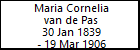 Maria Cornelia van de Pas