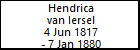 Hendrica van Iersel