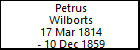 Petrus Wilborts