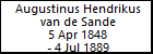 Augustinus Hendrikus van de Sande