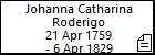 Johanna Catharina Roderigo