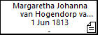 Margaretha Johanna van Hogendorp van Hofwegen