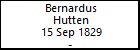 Bernardus Hutten