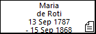 Maria de Roti