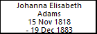 Johanna Elisabeth Adams