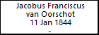 Jacobus Franciscus van Oorschot