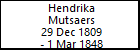 Hendrika Mutsaers