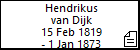 Hendrikus van Dijk