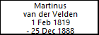 Martinus van der Velden