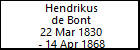 Hendrikus de Bont