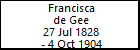 Francisca de Gee