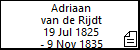 Adriaan van de Rijdt