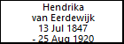 Hendrika van Eerdewijk