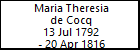 Maria Theresia de Cocq