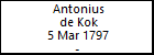 Antonius de Kok