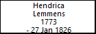 Hendrica Lemmens