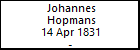 Johannes Hopmans