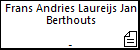 Frans Andries Laureijs Jan Berthouts