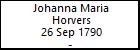 Johanna Maria Horvers