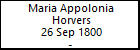 Maria Appolonia Horvers