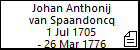 Johan Anthonij van Spaandoncq