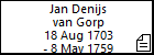Jan Denijs van Gorp