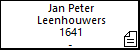 Jan Peter Leenhouwers