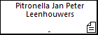 Pitronella Jan Peter Leenhouwers