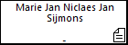 Marie Jan Niclaes Jan Sijmons