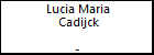 Lucia Maria Cadijck