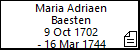 Maria Adriaen Baesten