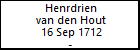 Henrdrien van den Hout