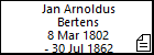 Jan Arnoldus Bertens