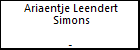 Ariaentje Leendert Simons