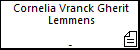 Cornelia Vranck Gherit Lemmens