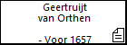 Geertruijt van Orthen