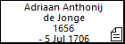 Adriaan Anthonij de Jonge