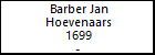 Barber Jan Hoevenaars