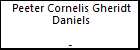 Peeter Cornelis Gheridt Daniels