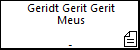 Geridt Gerit Gerit Meus