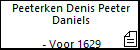 Peeterken Denis Peeter Daniels