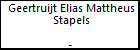 Geertruijt Elias Mattheus Stapels