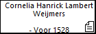 Cornelia Hanrick Lambert Weijmers