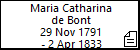 Maria Catharina de Bont