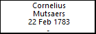 Cornelius Mutsaers