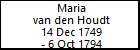 Maria van den Houdt