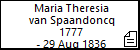 Maria Theresia van Spaandoncq