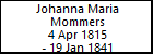 Johanna Maria Mommers