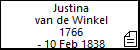 Justina van de Winkel